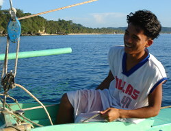 poncho cape yellow sailing boracay